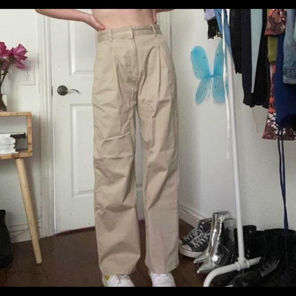 khaki bdg chino pants